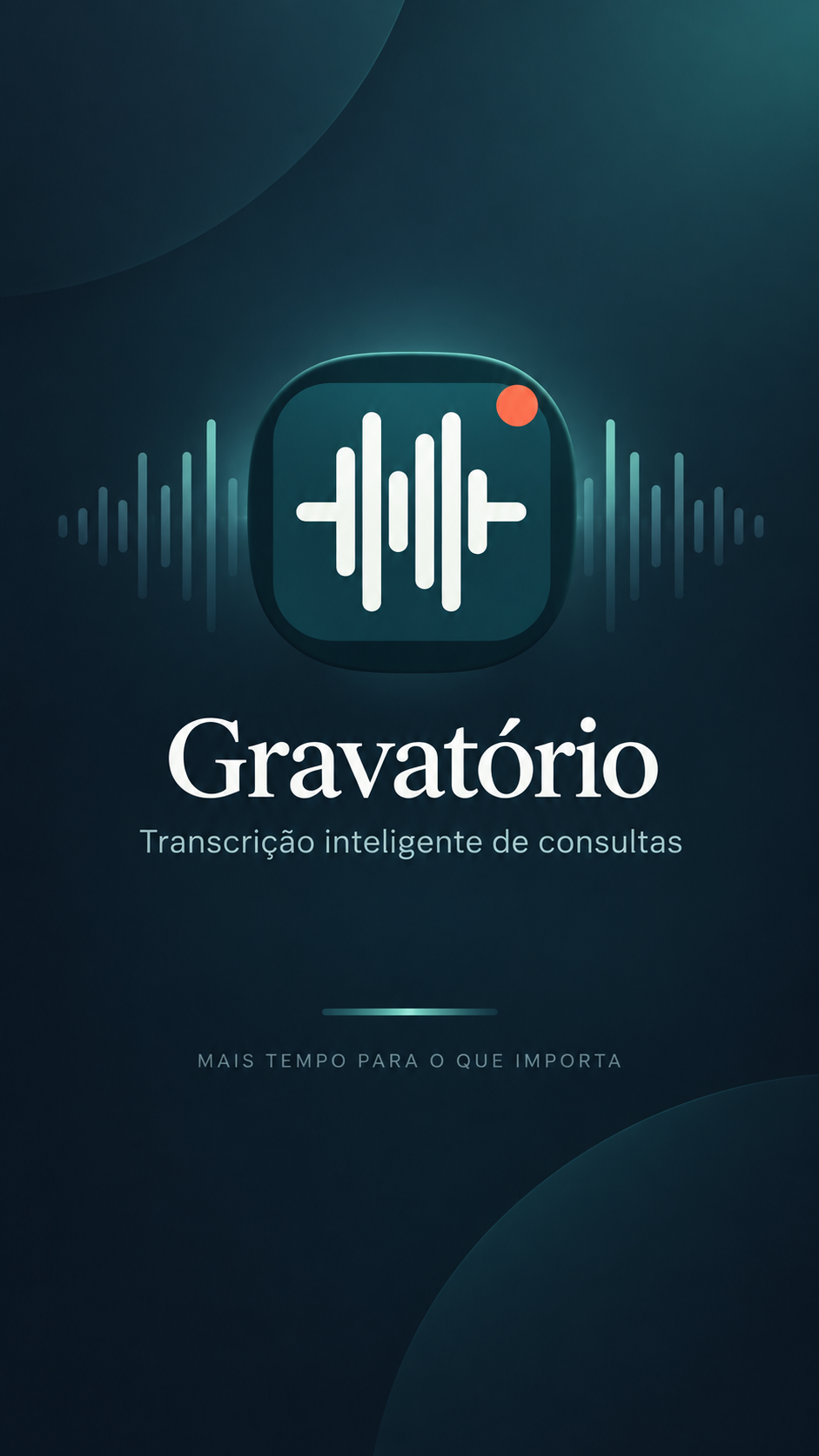 Gravatório — the app's splash screen