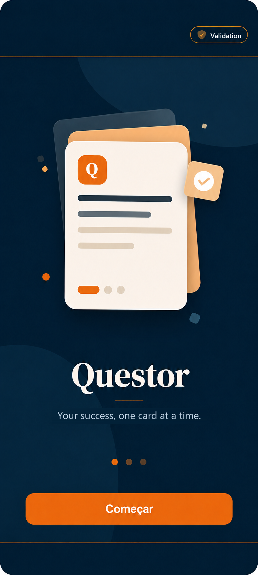 Questor — "Your success, one card at a time."